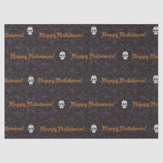Halloween Happy Skulls Tissue Paper Tissuepapier