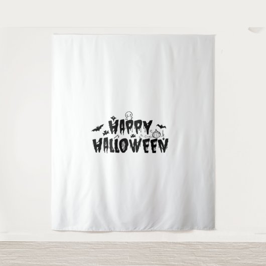 Halloween Happy Wandkleed (Voorkant)