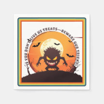 Halloween Harig Klein Monster Snoep of Leven