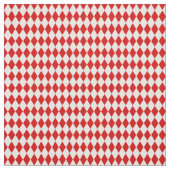 Halloween harlekijn rood witte nar stof (Swatch)