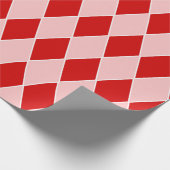 Halloween harlekijn roze rode nar cadeaupapier (Hoek)