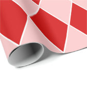 Halloween harlekijn roze rode nar cadeaupapier (Rol Hoek)