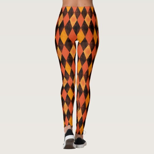  Halloween Harlequin Leggings (Achterkant)