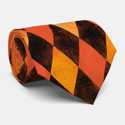  Halloween Harlequin Stropdas (Opgerold)