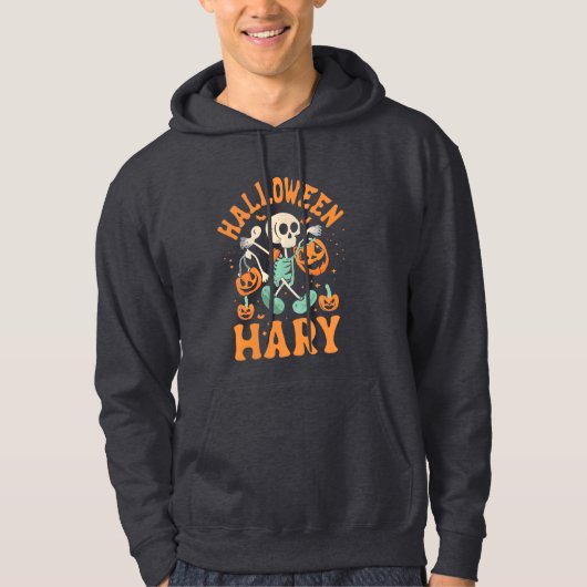 Halloween Harry Black Hoodie (Voorkant)