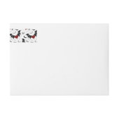 Halloween hart met zwarte vleermuisvleugels (Voorkant)