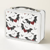 Halloween hart met zwarte vleugels (Achterkant)