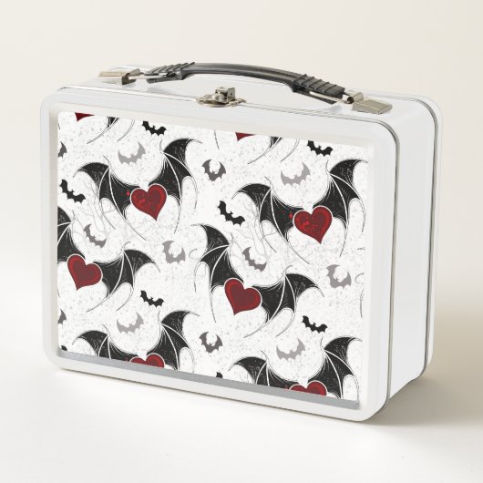 Halloween hart met zwarte vleugels (Voorkant)