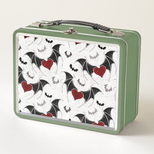 Halloween hart met zwarte vleugels (Voorkant)