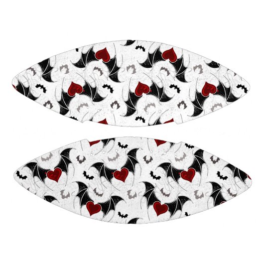 Halloween hart met zwarte vleugels american football (Panelen)