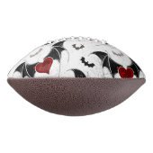 Halloween hart met zwarte vleugels american football (Gedraaid 270)