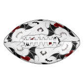 Halloween hart met zwarte vleugels american football (Voorkant)