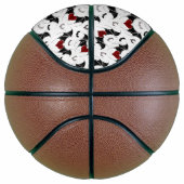 Halloween hart met zwarte vleugels basketbal (Rechts)