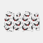 Halloween hart met zwarte vleugels bedankdoosjes (Uitgevouwen)