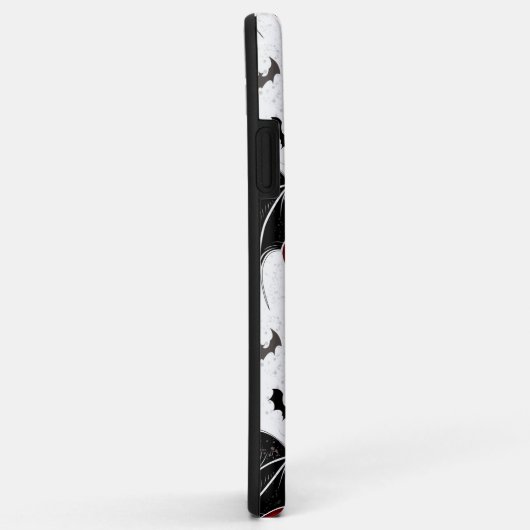 Halloween hart met zwarte vleugels Case-Mate iPhone case (Achterkant/rechts)