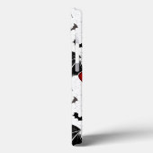 Halloween hart met zwarte vleugels Case-Mate iPhone case (Achterkant / Links)