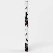 Halloween hart met zwarte vleugels Case-Mate iPhone case (Achterkant/rechts)