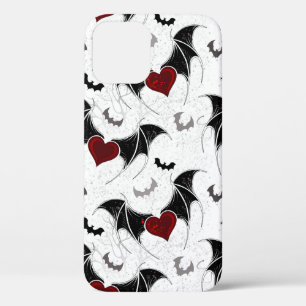 Halloween hart met zwarte vleugels Case-Mate iPhone case