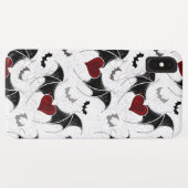 Halloween hart met zwarte vleugels Case-Mate iPhone case (Achterkant (horizontaal))