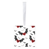 Halloween hart met zwarte vleugels decoratie (Rechts)