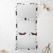 Halloween hart met zwarte vleugels drieluik programma (Binnen)