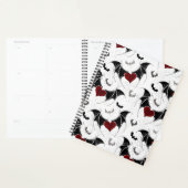 Halloween hart met zwarte vleugels planner (Display)