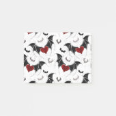 Halloween hart met zwarte vleugels post-it® notes (Voorkant)