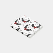 Halloween hart met zwarte vleugels post-it® notes (Schuin)