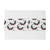 Halloween hart met zwarte vleugels uitnodigingen wikkel (Achterkant Voorbeeld)