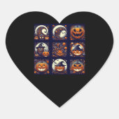 Halloween Hart Sticker (Voorkant)