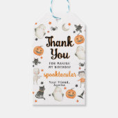 Halloween Hartelijk dank voor het Label Ghost Pump Cadeaulabel (Voorkant)