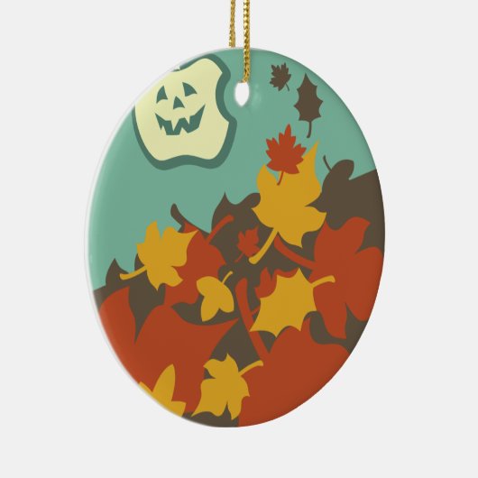 Halloween Harvest Keramisch Ornament (Rechts)