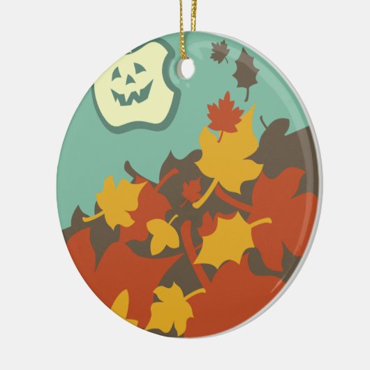 Halloween Harvest Keramisch Ornament (Links)