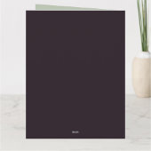 Halloween hauned house kaart (Achterkant)