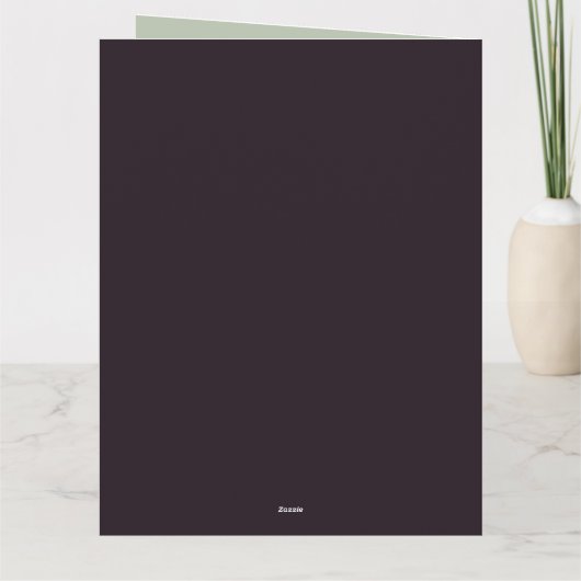 Halloween hauned house kaart (Achterkant)