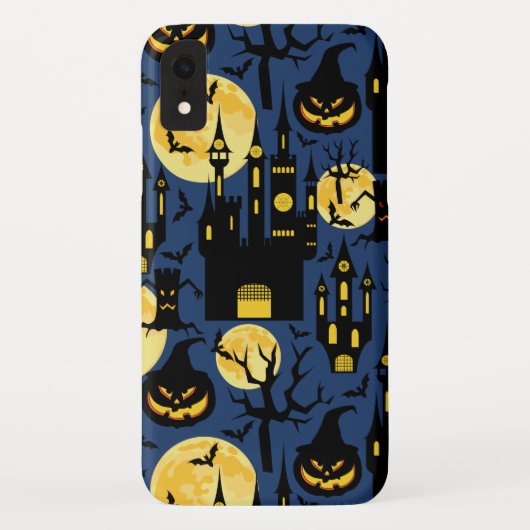 Halloween hauned house patroon Case-Mate iPhone case (Achterkant)