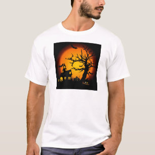 Halloween hauned house t-shirt