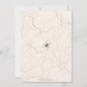 Halloween Haunt Gothic Party Invitation Kaart (Achterkant)