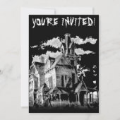 HALLOWEEN HAUNT-INVITATIE KAART (Voorkant)