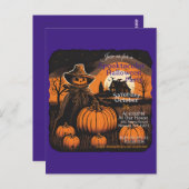 Halloween Haunt Scarecrow's Watch Briefkaart (Voorkant / Achterkant)