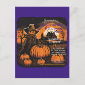 Halloween Haunt Scarecrow's Watch Briefkaart (Voorkant)