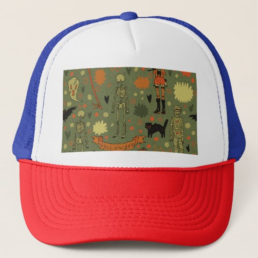 Halloween Haunt: Spooky Mix Trucker Pet (Voorkant)