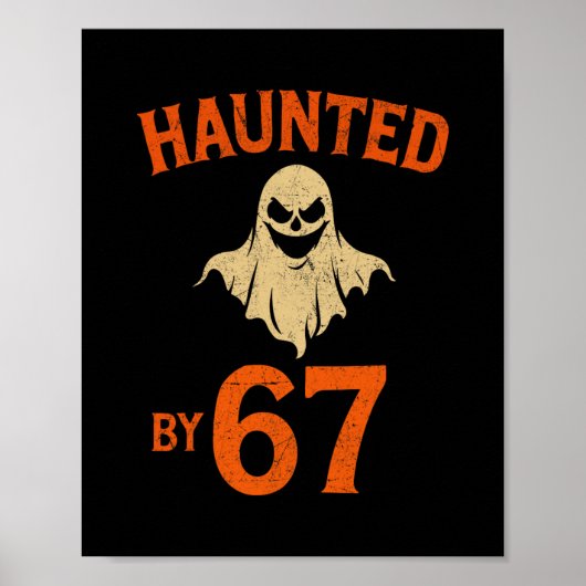 Halloween Haunted 67 Six Seven Meme 1 (23)  Poster (Voorkant)