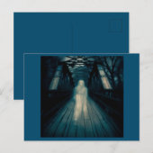 Halloween - Haunted Bridge 1 Briefkaart (Voorkant / Achterkant)