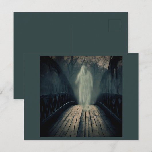 Halloween - Haunted Bridge 2 Briefkaart (Voorkant / Achterkant)