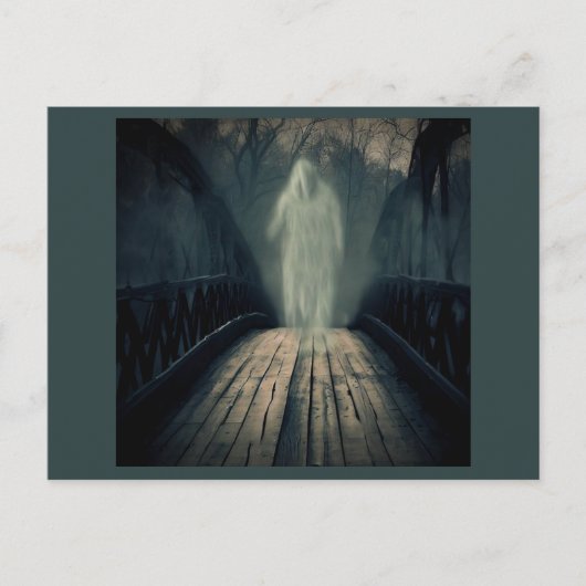Halloween - Haunted Bridge 2 Briefkaart (Voorkant)