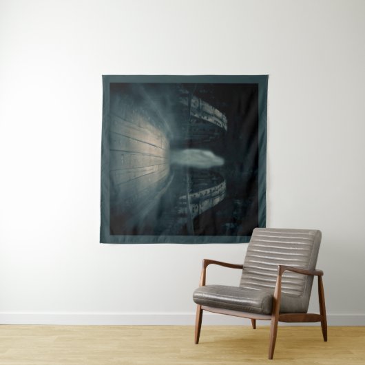 Halloween - Haunted Bridge 4 Wandkleed (In Situ (horizontaal))