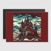 Halloween - Haunted Castle Woodcut 4 (Voorkant / Achterkant)