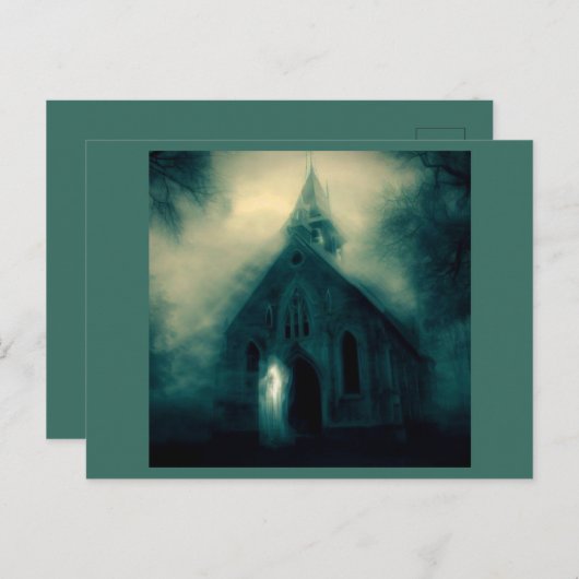 Halloween - Haunted Church 4 Briefkaart (Voorkant / Achterkant)