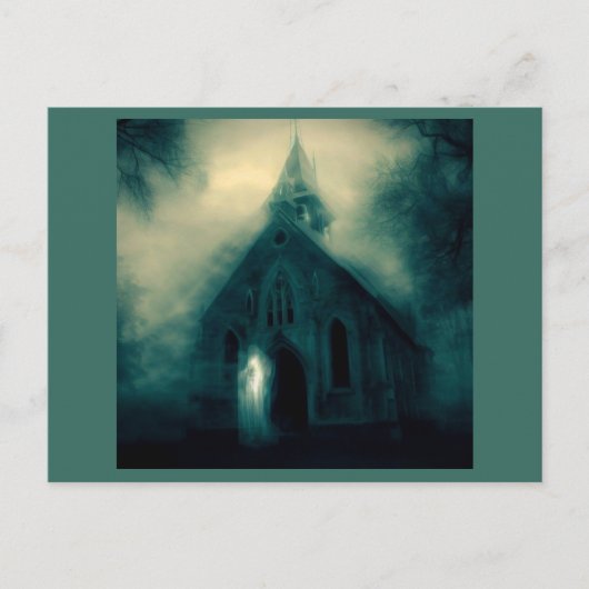 Halloween - Haunted Church 4 Briefkaart (Voorkant)